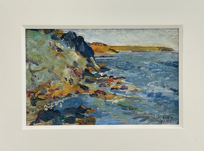 Lot 477 - Fred YATES (1922-2008) Towards Lands End Oil...