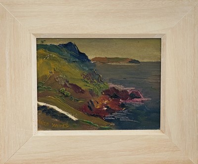 Lot 446 - Fred YATES (1922-2008) Towards Land's End Oil...