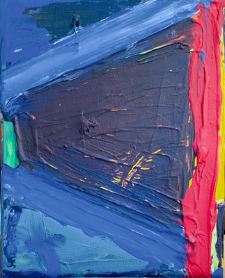 Lot 424 - Anthony FROST (1951) Yellow Drip Acrylic on...