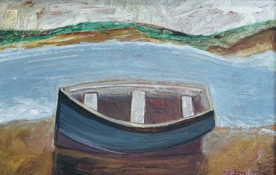 Lot 401 - Jack PENDER (1918-1998) Lonely Punt Oil on...