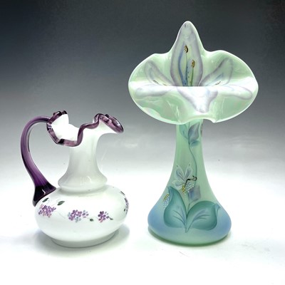 Lot 974 - A George Fenton iridescent glass jack in the...