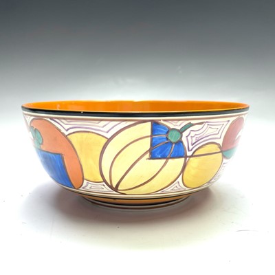 Lot 802 - A Clarice Cliff Fantasque melons pattern fruit...