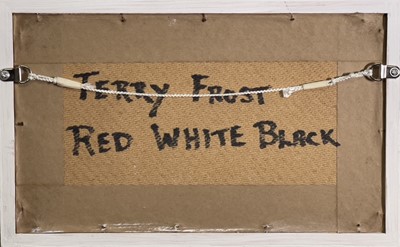 Lot 69 - Terry FROST (1915-2003) Red White Black Mixed...