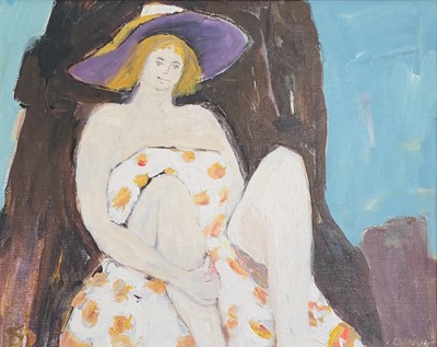 Lot 268 - Daphne MCCLURE (1930) 'Madonna of The Rocks...