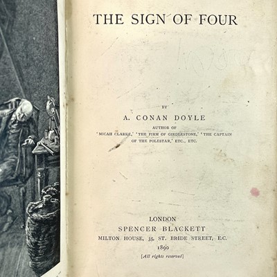 Lot 70 - Sir ARTHUR CONAN DOYLE. 'The Sign of Four,'...