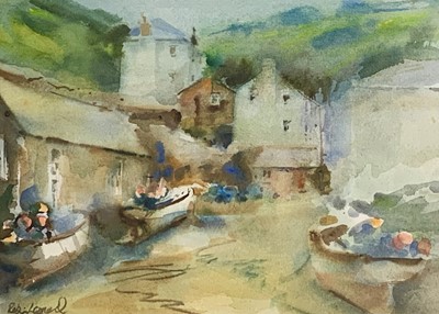 Lot 480 - Robin LEONARD (1960) Portloe Watercolour...