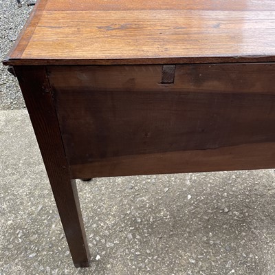 Lot 293 - An 18th century style oak dresser base, with...