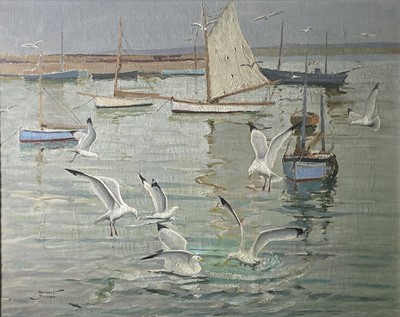 Lot 344 - Herbert TRUMAN (1883-1957) 'Seagulls at St...