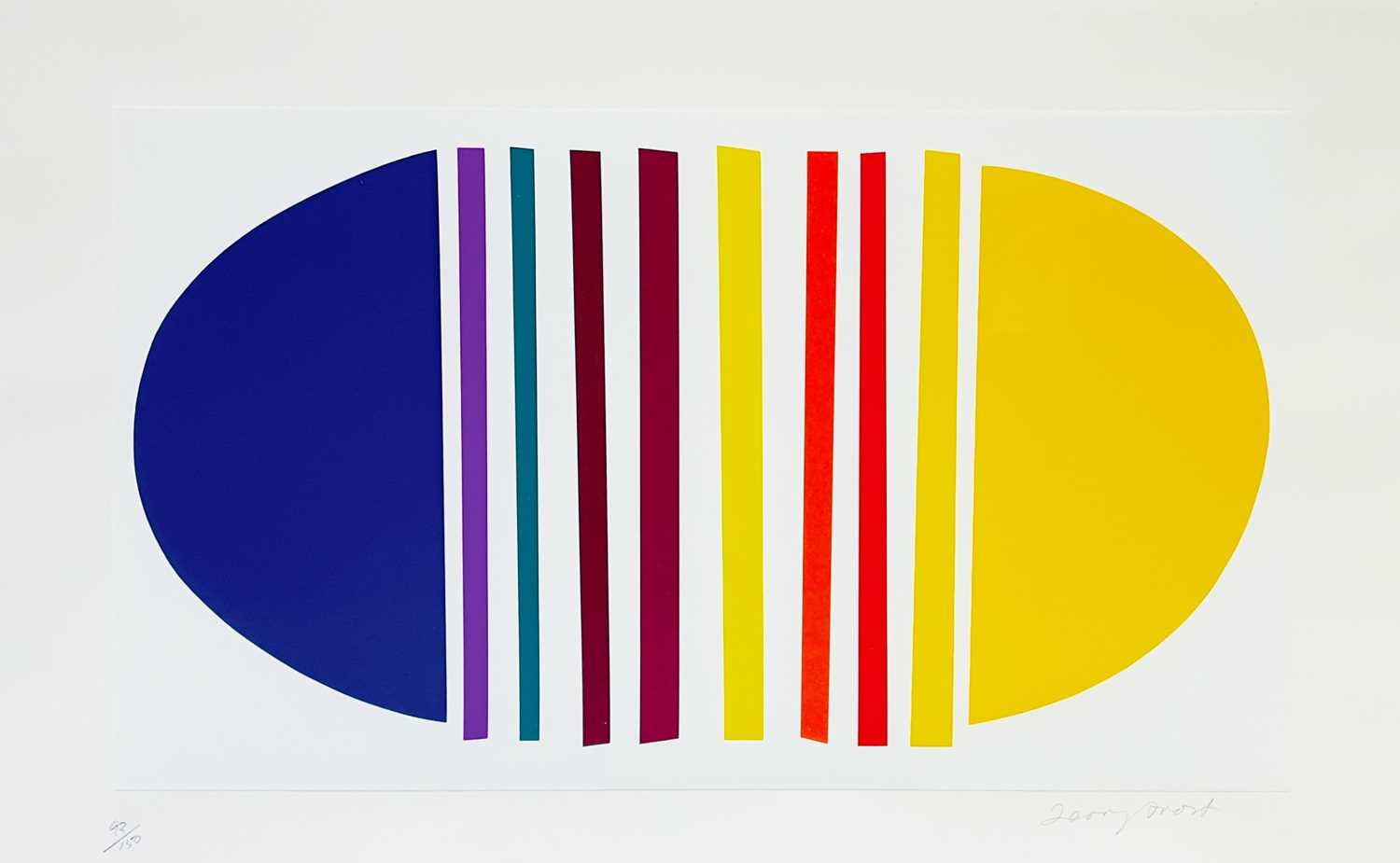 Lot 7 - Sir Terry FROST (1915-2003) Blue and Lemon...