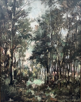 Lot 1429 - Theodorus VAN OORSCHOT (1910-1989) Woodland...