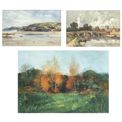 Lot 1415 - S J Beer - Kennack Sands watercolour 35cm x...