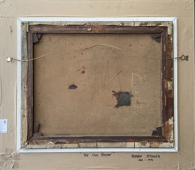 Lot 414 - Adrian STOKES (1902-1972) The Old Bridge Oil...
