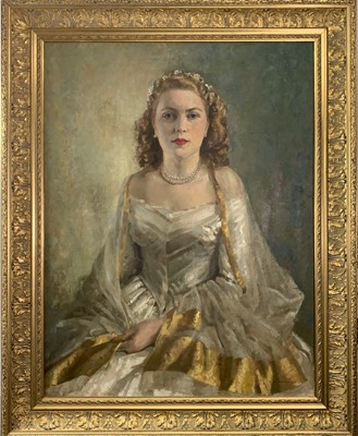 Lot 439 - Arthur HAYWARD (1889-1971) The Debutante Oil...