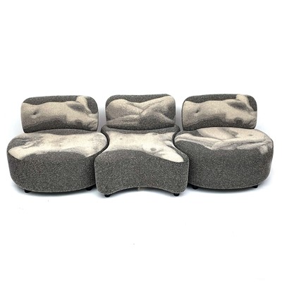 Lot 3044 - A contemporary Nigel Coates designed Oxo sofa,...