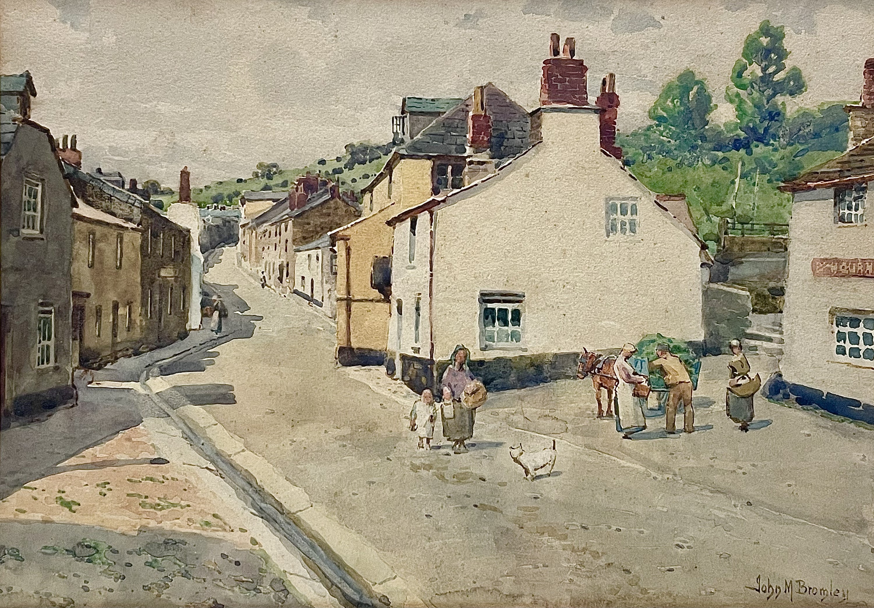 Lot 237 - John Mallard BROMLEY (1858-1939) Looe