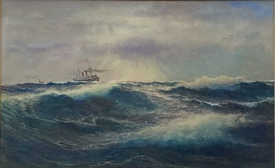 Lot 344 - John Clarkson Isaac UREN (1845-1932) Ship In...