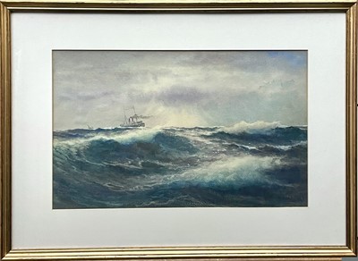 Lot 344 - John Clarkson Isaac UREN (1845-1932) Ship In...