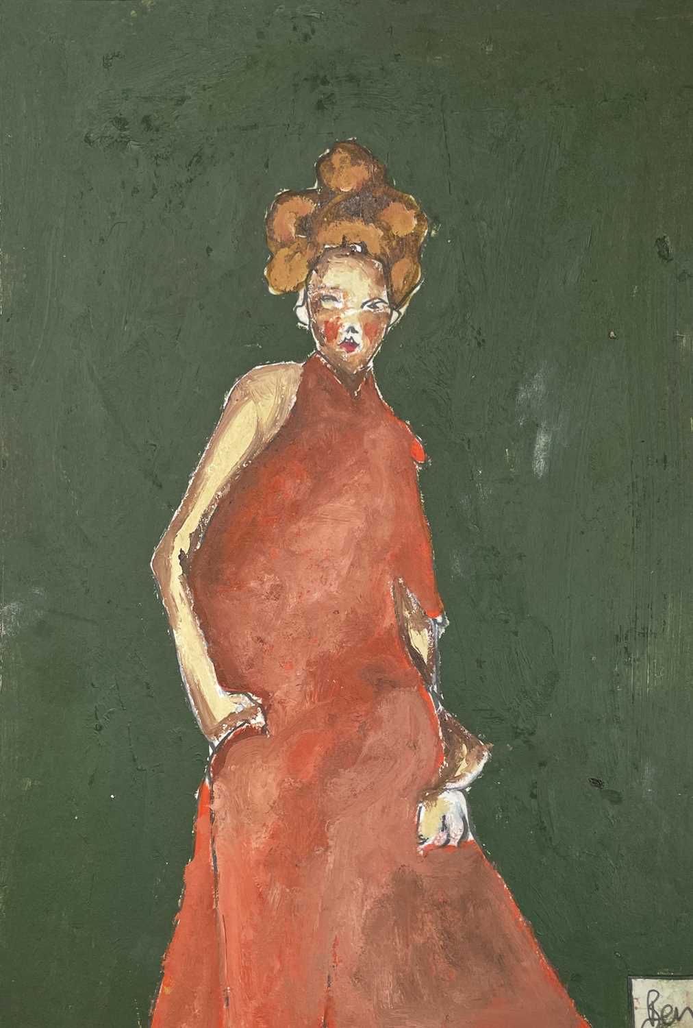 Lot 181 - Benjamin CARRIVICK (1980) Female Portrait Oil...