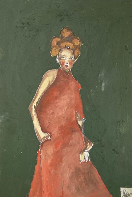 Lot 181 - Benjamin CARRIVICK (1980) Female Portrait Oil...