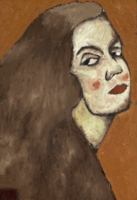 Lot 179 - Benjamin CARRIVICK (1980) Female Portrait Oil...