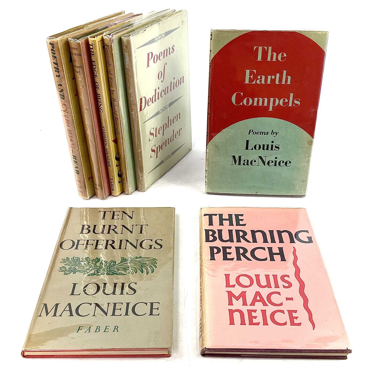 Lot 1180 - LOUIS MACNEICE. 'The Earth Compels,' first...