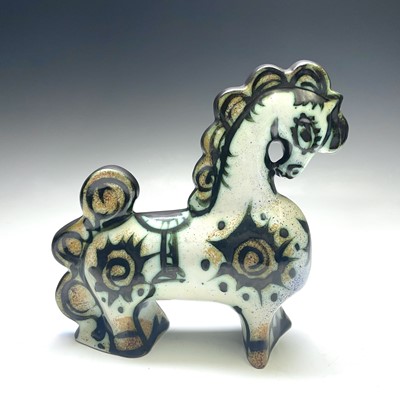 Lot 819 - A Newlyn Celtic Pottery horse in the...