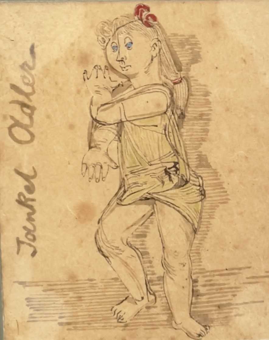 Lot 669 - Jankel ADLER (1895-1949) Girl Ink and...