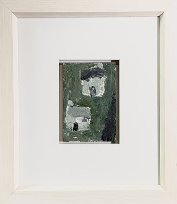 Lot 476 - David PEARCE (1963) Two Cottages Mixed media...