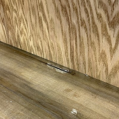 Lot 3022 - An oak glazed bookcase, 1930s, fitted with...