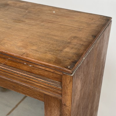 Lot 3022 - An oak glazed bookcase, 1930s, fitted with...