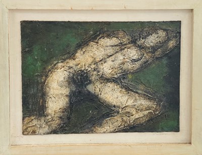 Lot 33 - John EMANUEL (1930) Reclining Nude Oil on...