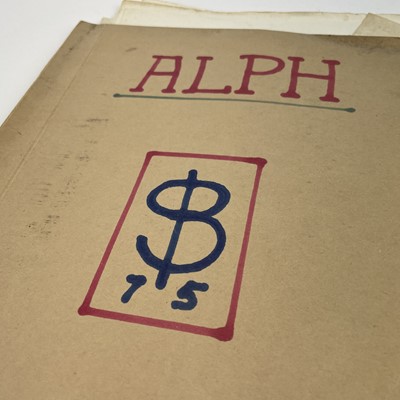 Lot 244 - Sven BERLIN (1911-1999) 'ALPH' A folder...