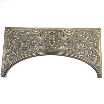 Lot 63 - An Arts and Crafts Elsey & Co brass plaque,...