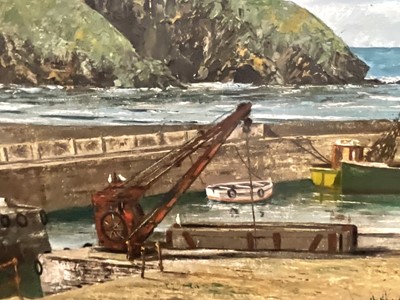 Lot 1427 - Nigel HALLARD (1936-2020) Portreath Harbour...