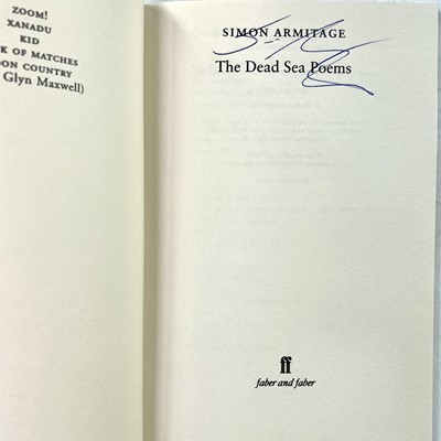 Lot 1186 - SIMON ARMITAGE. 'Kid,' first edition, card...