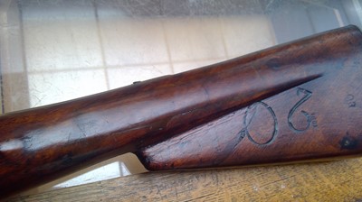 Lot 111 - A Brown Bess flintlock musket, early 19th...
