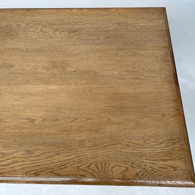 Lot 3034 - A continental oak rectangular centre table on...