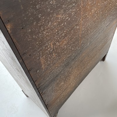 Lot 634 - An 18th century Dutch marquetry cabinet.