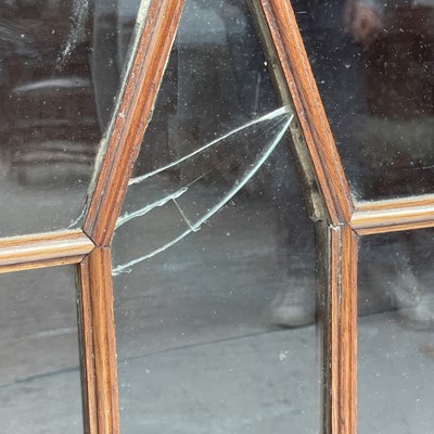 Lot 634 - An 18th century Dutch marquetry cabinet.