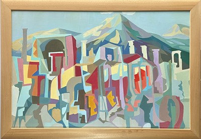 Lot 431 - Joyce TURNER (1920-2020) Pompeii Oil on board...