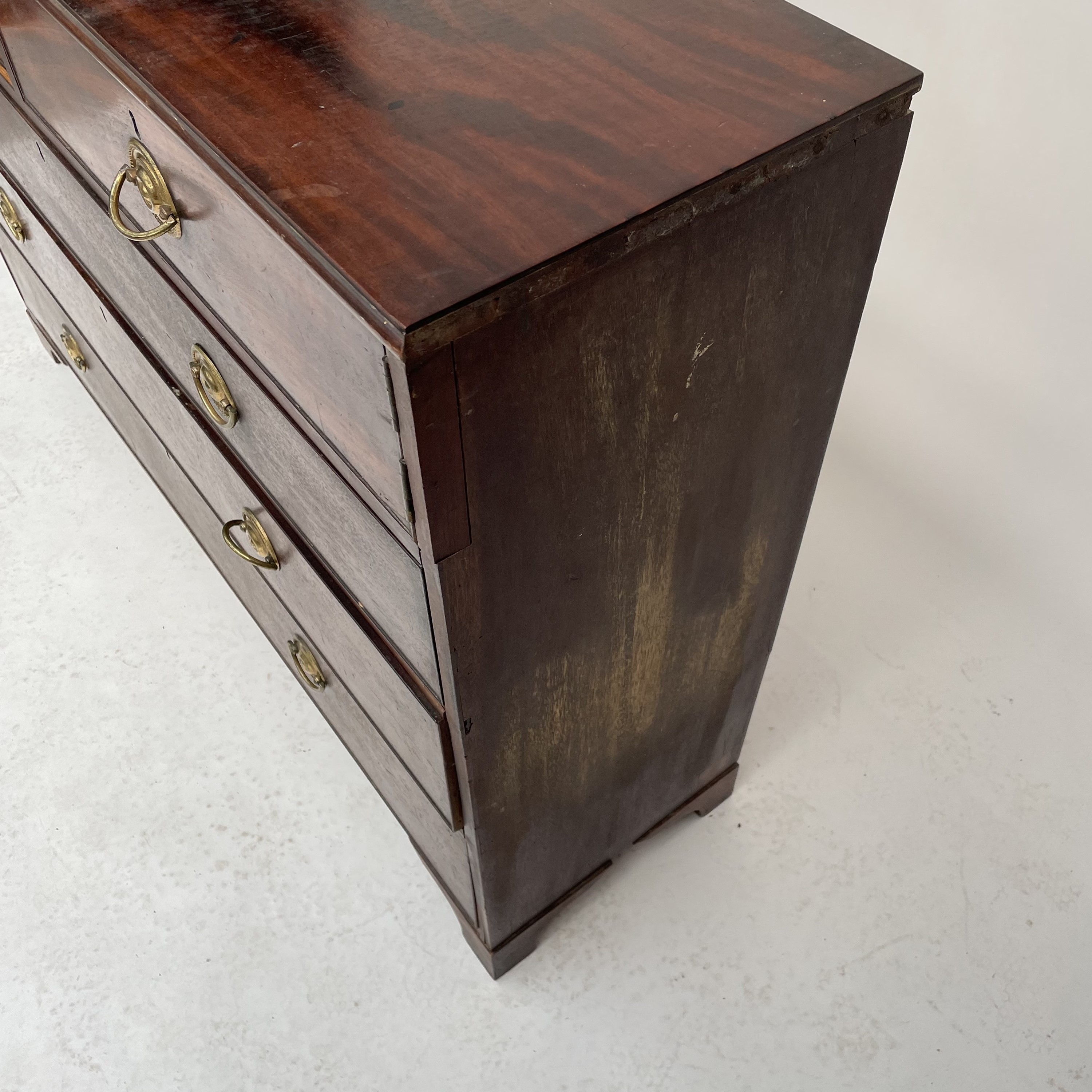 Lot 3033 A III mahogany shallow chest of