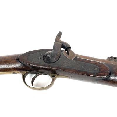 Lot 116 - A percussion rifled carbine, with 24" sighted...