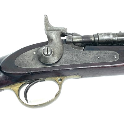 Lot 117 - A Victorian Snider Enfield three band...