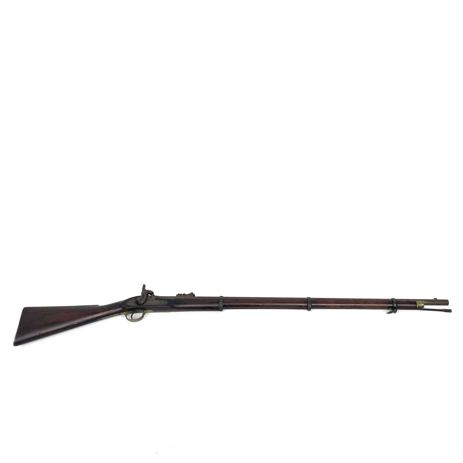 Lot 118 - An Enfield three band percussion rifle for The...