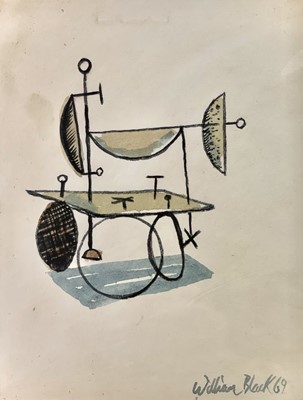 Lot 299 - William BLACK (XX) Untitled Ink and wash...