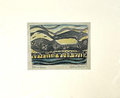 Lot 157 - William BLACK (XX) Birds and Woodland Ink and...