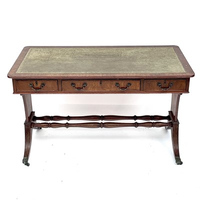 Lot 3078 - A Regency style oak and mahogany veneered...