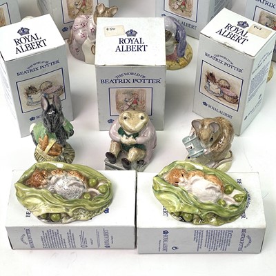 Lot 987 - Royal Albert Beatrix Potter figures including...