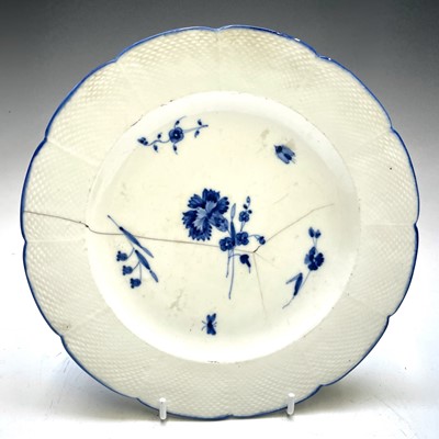 Lot 807 - A pair of Chantilly porcelain plates, circa...