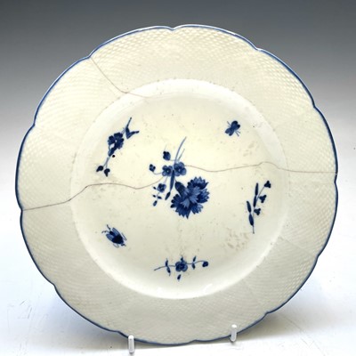 Lot 807 - A pair of Chantilly porcelain plates, circa...